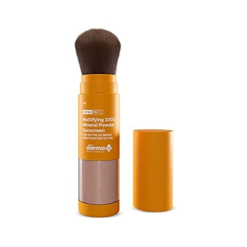 The Derma Co Mattifying 100% Mineral Powder Sunscreen (4g)