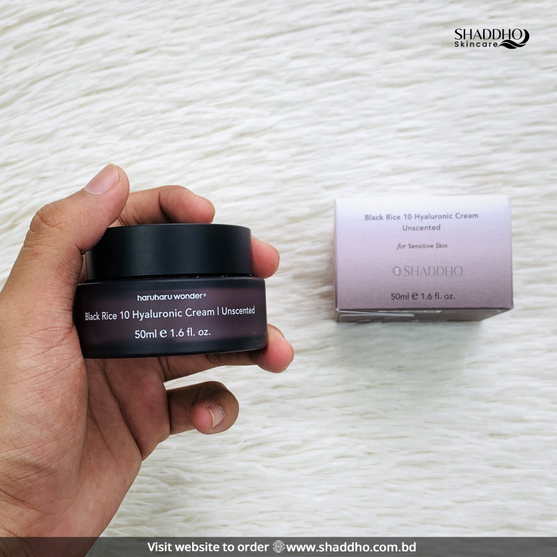 HaruHaru Wonder Black Rice 10 Hyaluronic Unscented Cream (50ml)