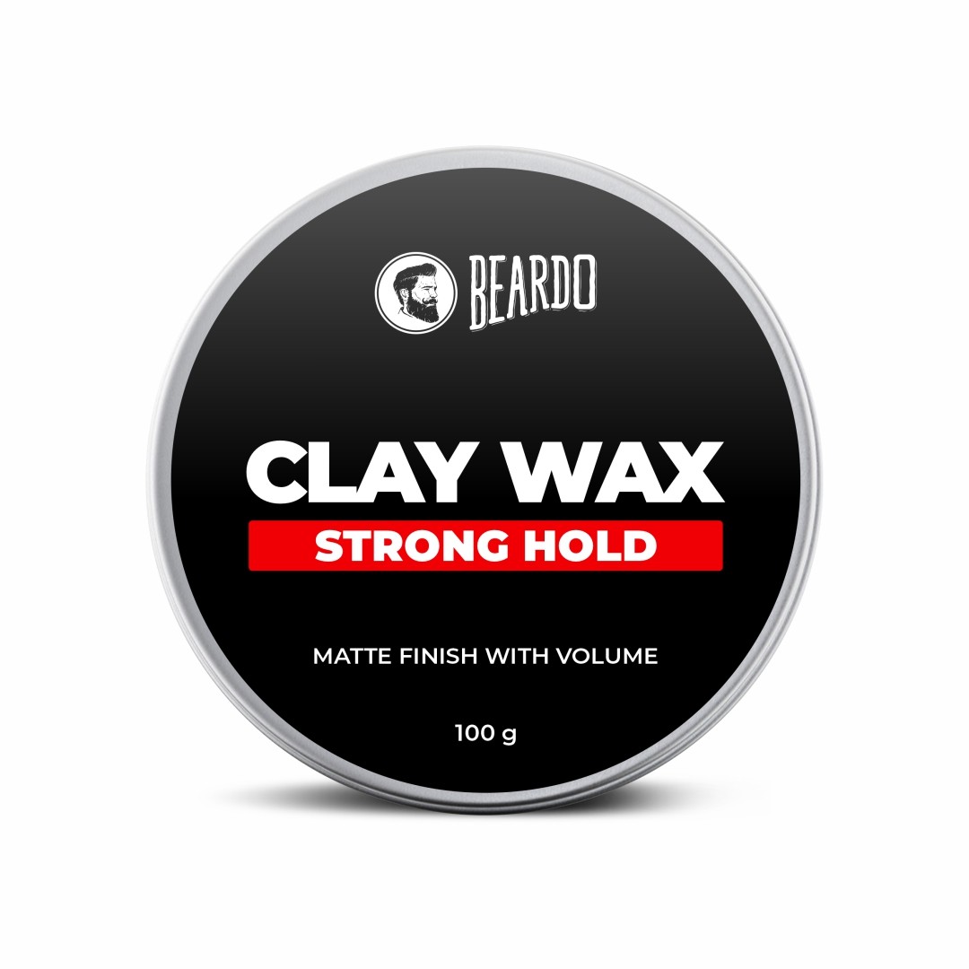 Beardo Hair Clay Matte Wax for Firm Hold Daily Styling with Hair Fragrance (100g)