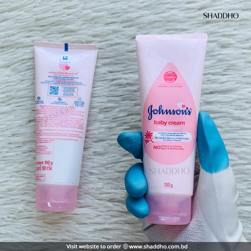 Johnsons Baby Cream for Face & Body (100g)