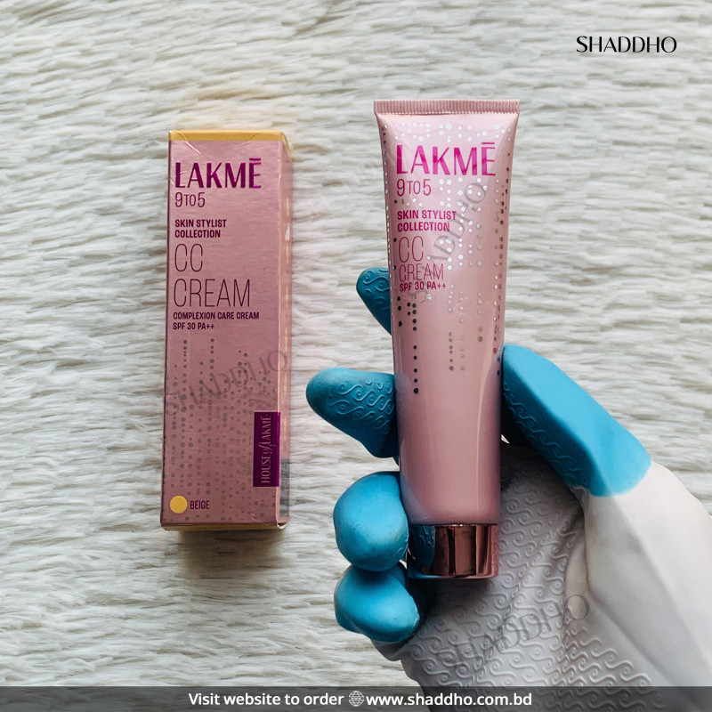 Lakme 9 To 5 CC Complexion Care Cream - Beige SPF30 PA++ (30ml)