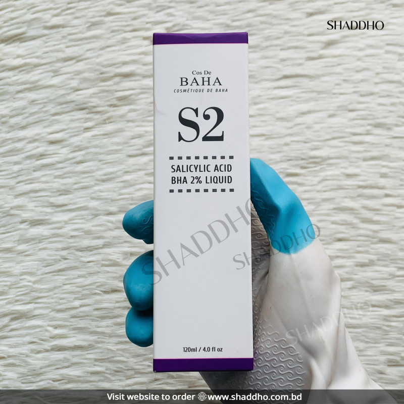 Cos De BAHA Salicylic Acid BHA 2% (S2) Liquid (120ml)