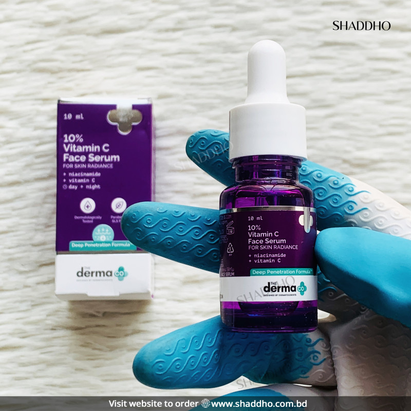 The Derma Co 10% Vitamin C Face Serum For Skin Radiance (10ml)