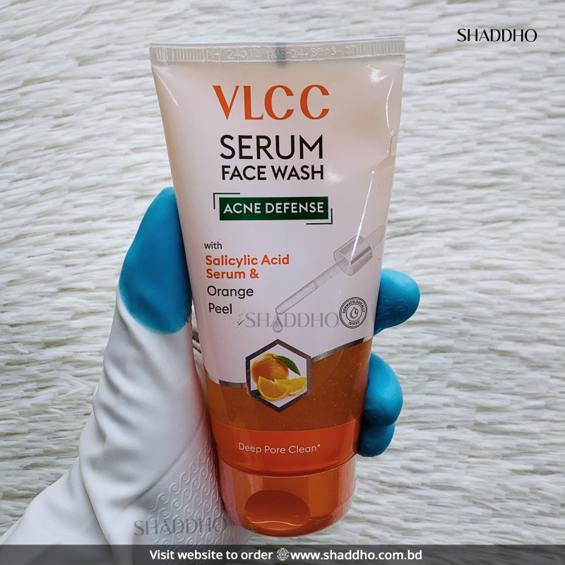 VLCC Serum Acne Defense Face Wash with Salicylic Acid & Orange Peel (150ml)