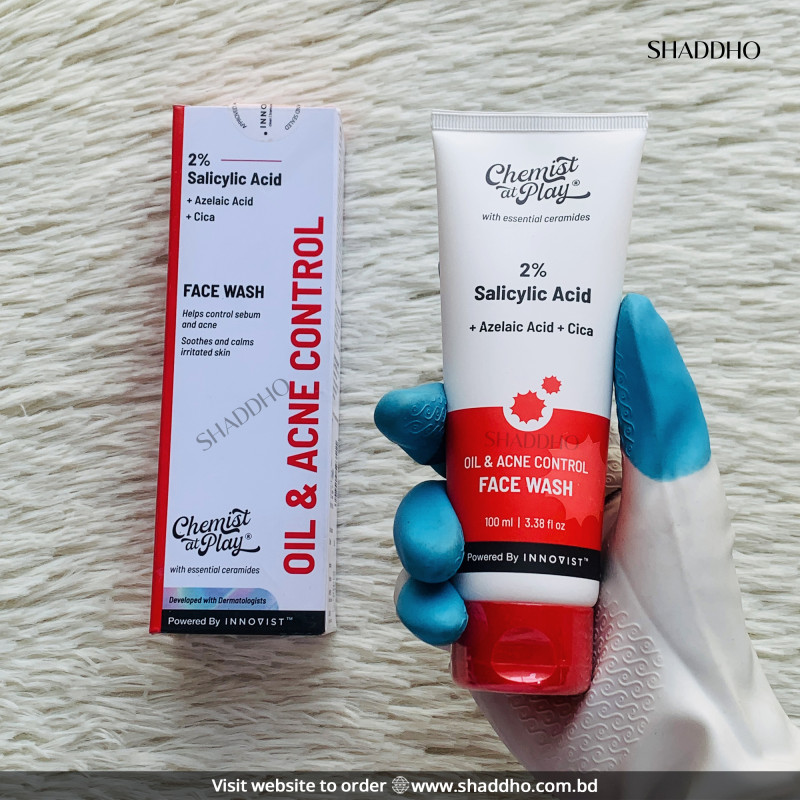 Chemist at Play 2% Salicylic Acid Oil & Acne Control Face Wash (100ml)