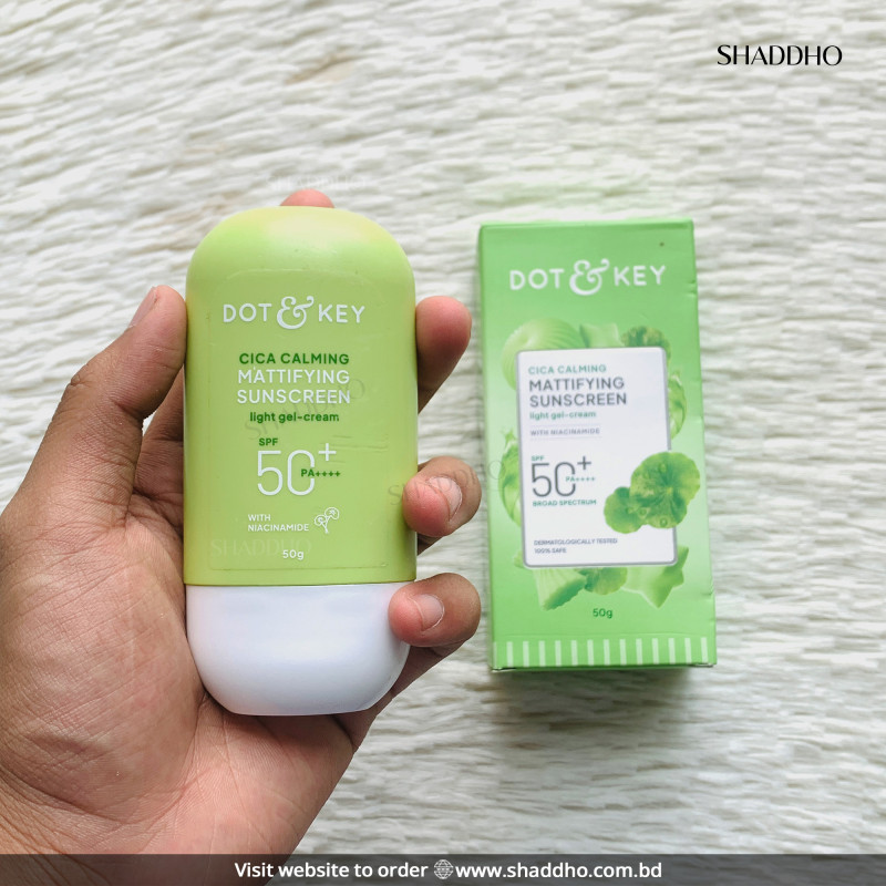 Dot & Key Cica Calming Mattifying Sunscreen SPF50+ PA++++ (50g)