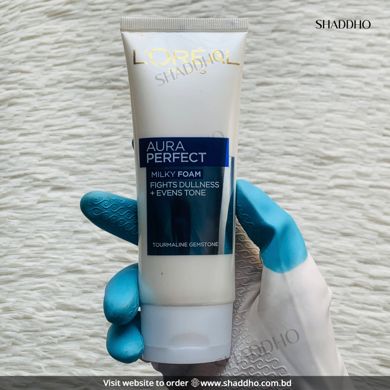 Loreal Paris Aura Perfect Milky Foam Face Wash (100ml)