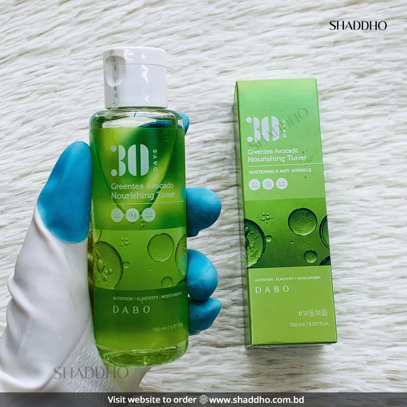 Dabo 30 Days Greentea Avocado Nourishing Toner (150ml)