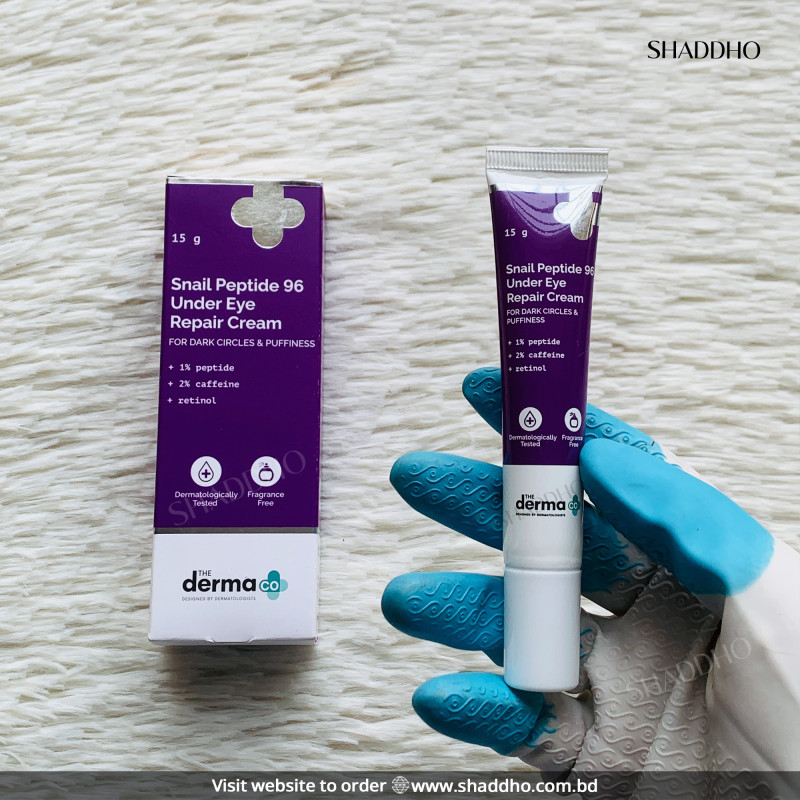 The Derma Co Snail Peptide 96 Under Eye Repair Cream (15g)