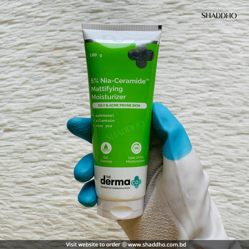 The Derma Co 5% Nia-Ceramide Mattifying Moisturizer (100g)