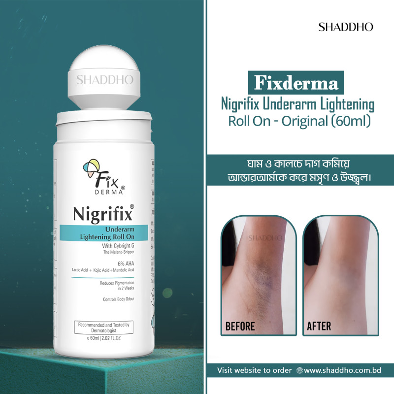 Fixderma Nigrifix Underarm Lightening Roll On - Original (60ml)