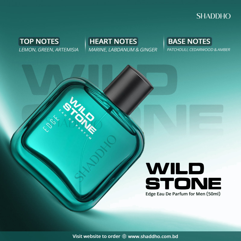 Wild Stone Edge Eau De Parfum for Men (50ml)