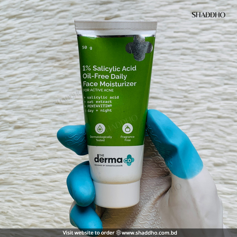 The Derma CO 1% Salicylic Acid Oil-Free Daily Face Moisturizer (50g)