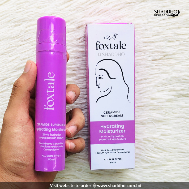 Foxtale Ceramide Supercream Hydrating Moisturizer (50ml)