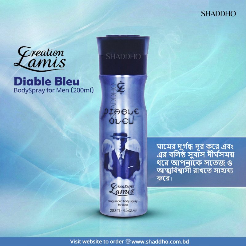 Creation Lamis Diable Bleu Body Spray for Men (200ml)