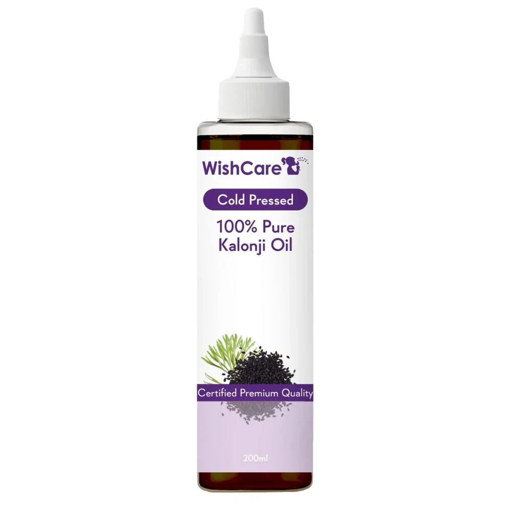 Wishcare 100% Pure Cold Pressed Kalonji Oil (200ml)