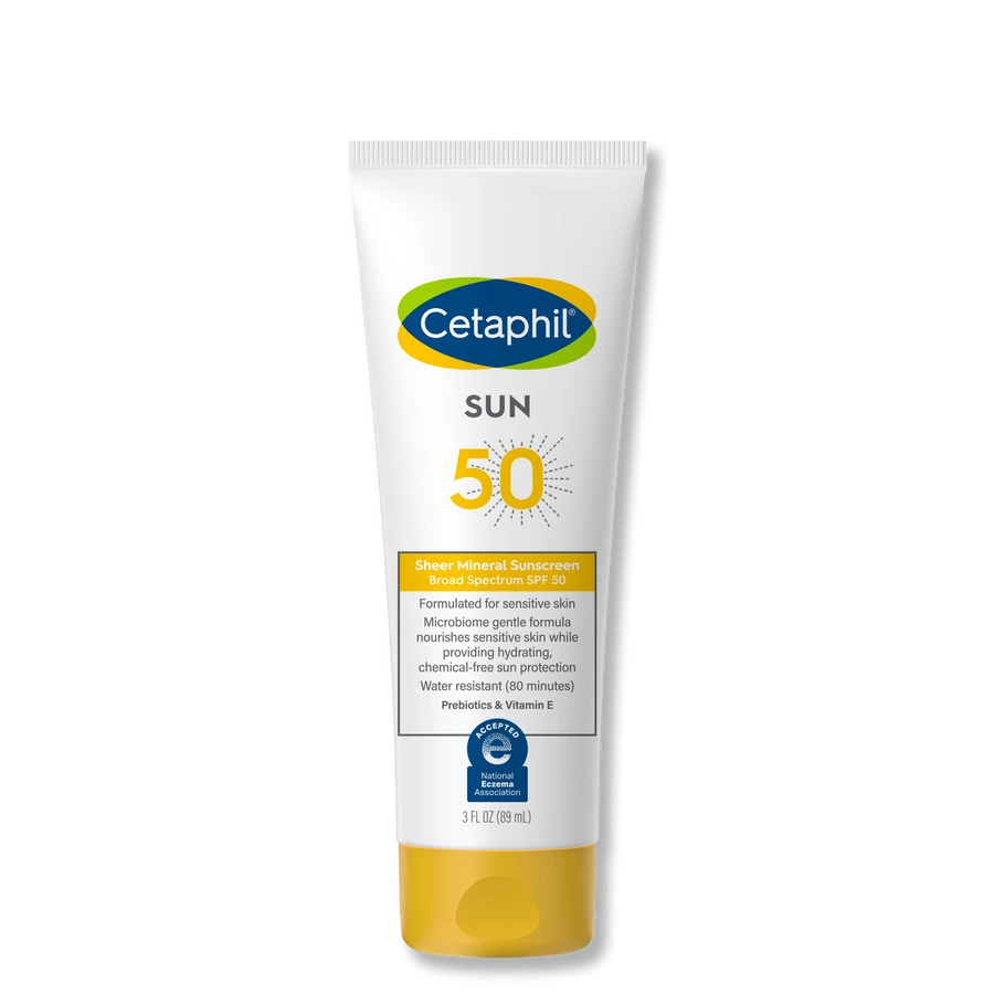 Cetaphil Sheer Mineral Sunscreen Broad Spectrum SPF50 (89ml)