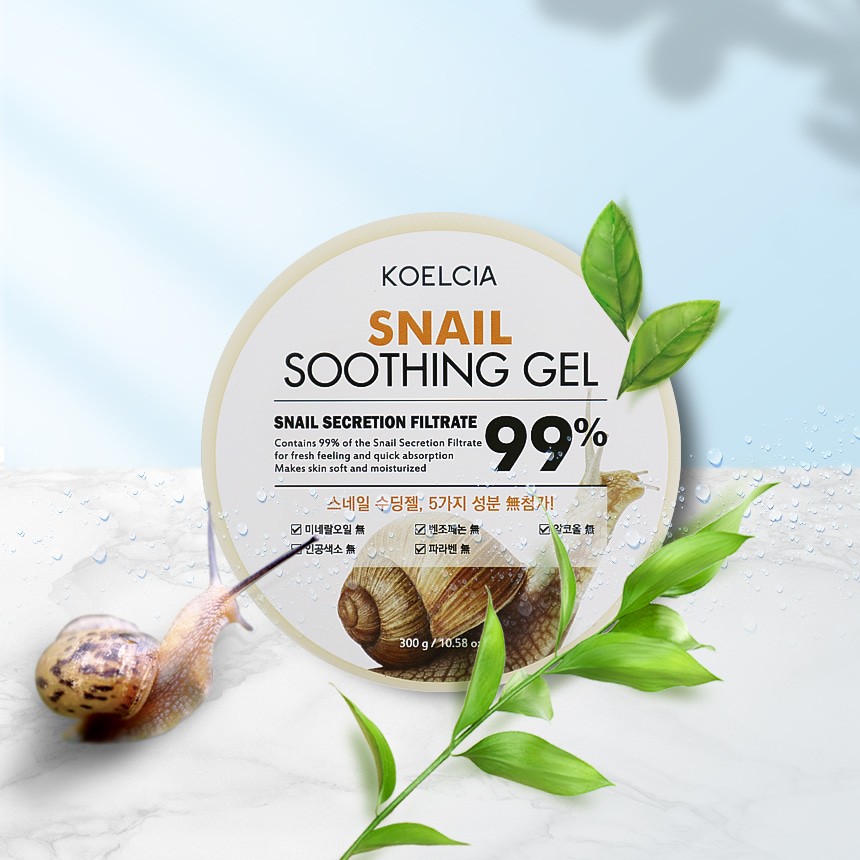 Koelcia Snail Soothing Gel 99% (300g)