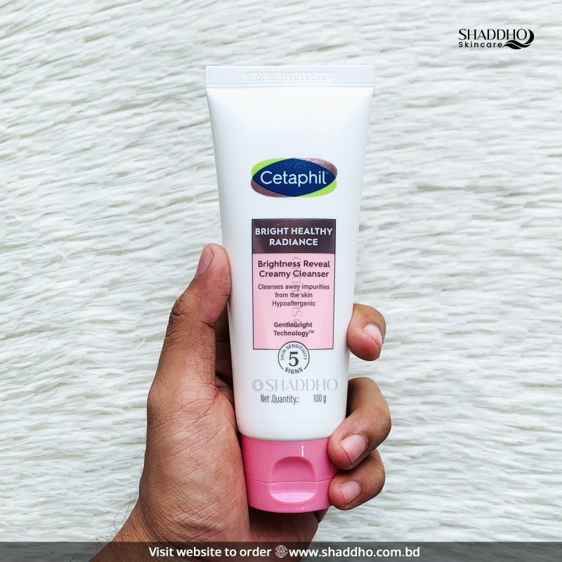 Cetaphil Bright Healthy Radiance Brightness Reveal Creamy Cleanser (100g)