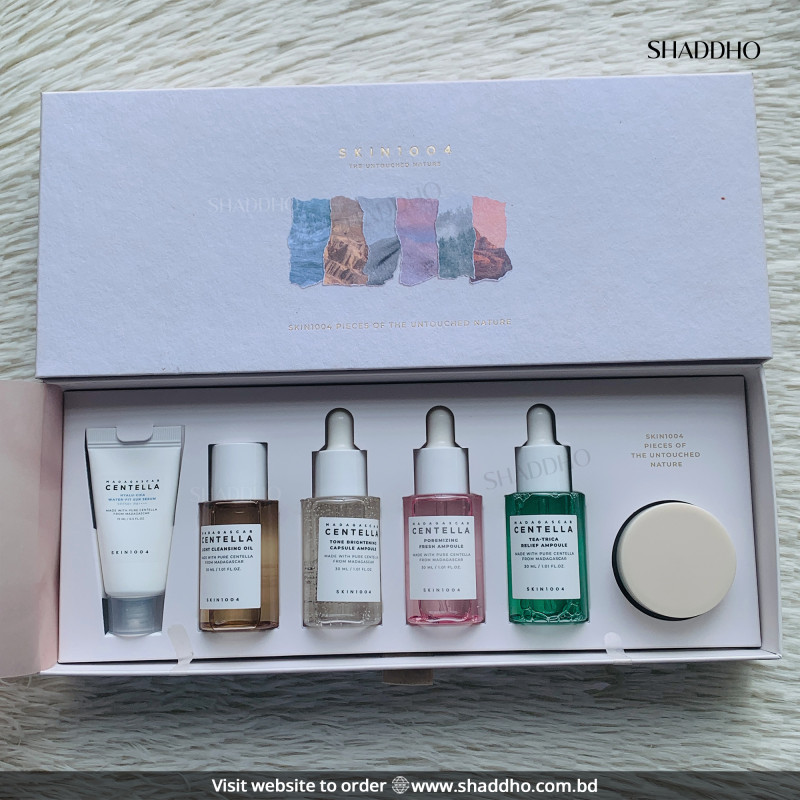 SKIN1004 Madagascar Centella Skincare Routine Set (6pcs) Combo - Pieces of the Untouched Nature Limited Edition