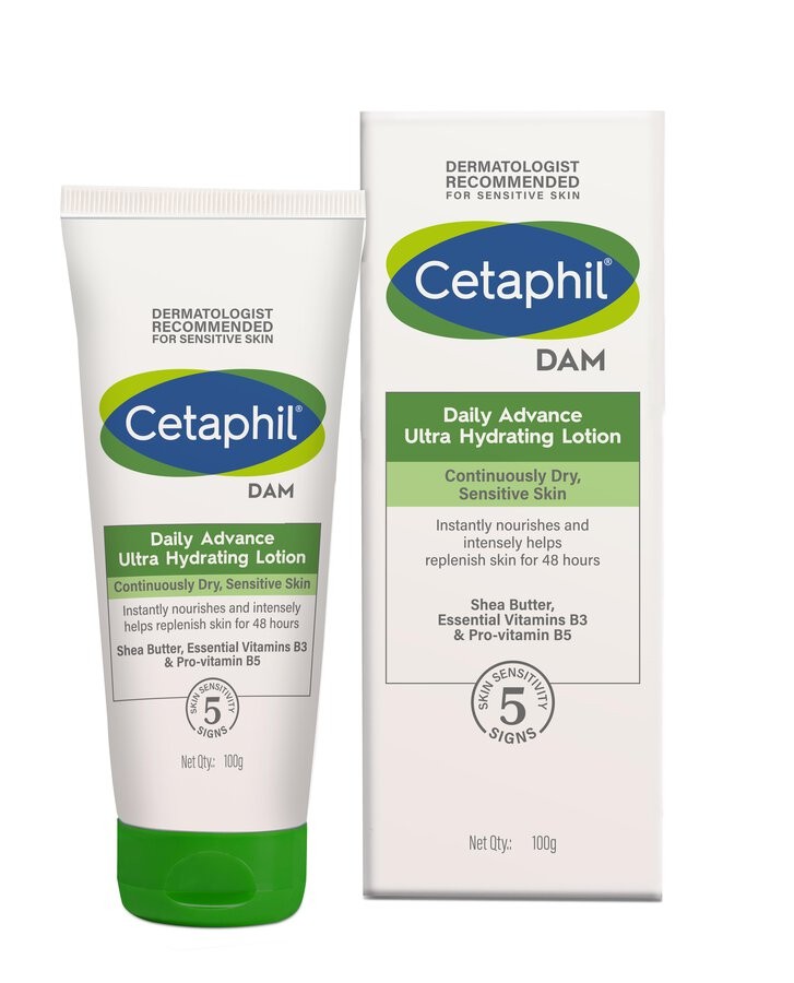 Cetaphil DAM Daily Advance Ultra Hydrating Lotion (100g)