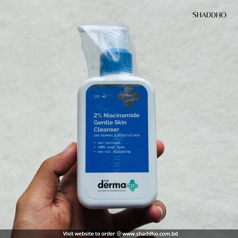 The Derma Co 2% Niacinamide Gentle Skin Cleanser (125ml)