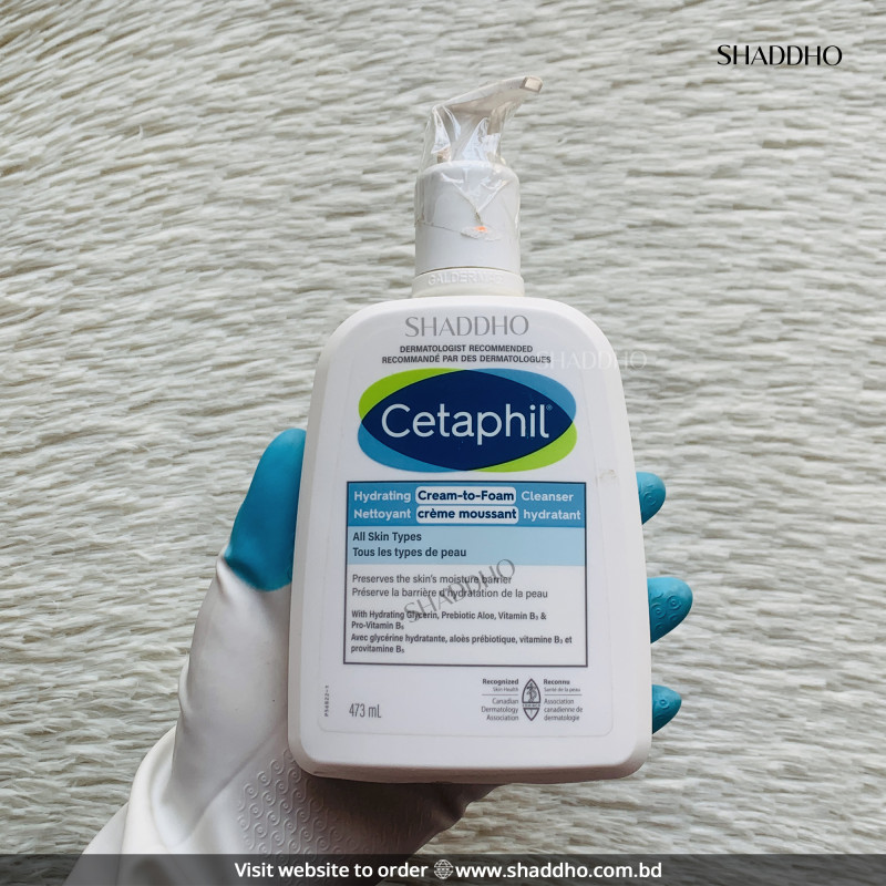 Cetaphil Hydrating Cream to Foam Cleanser for All Skin Types (473ml)
