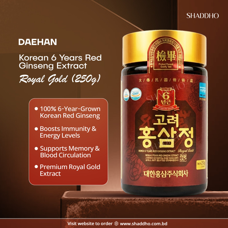 Daehan Korean 6 Years Red Ginseng Extract Royal Gold (250g)