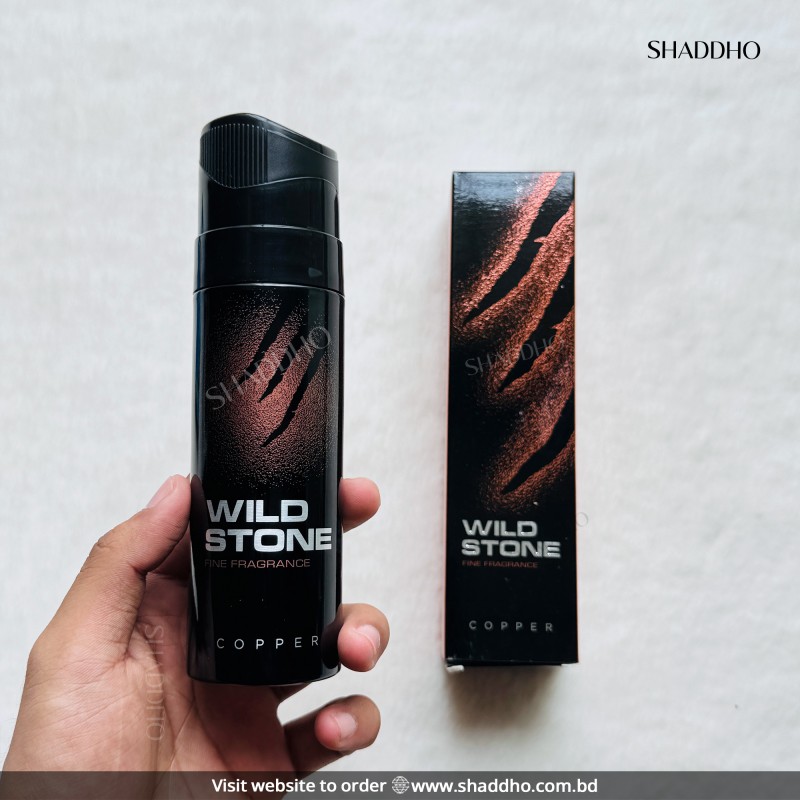 Wild Stone Copper Long Lasting Body Spray for Men (120ml)