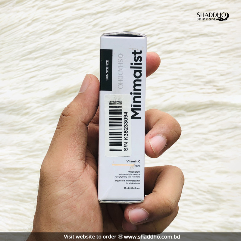 Minimalist 10% Vitamin C Face Serum (10ml)