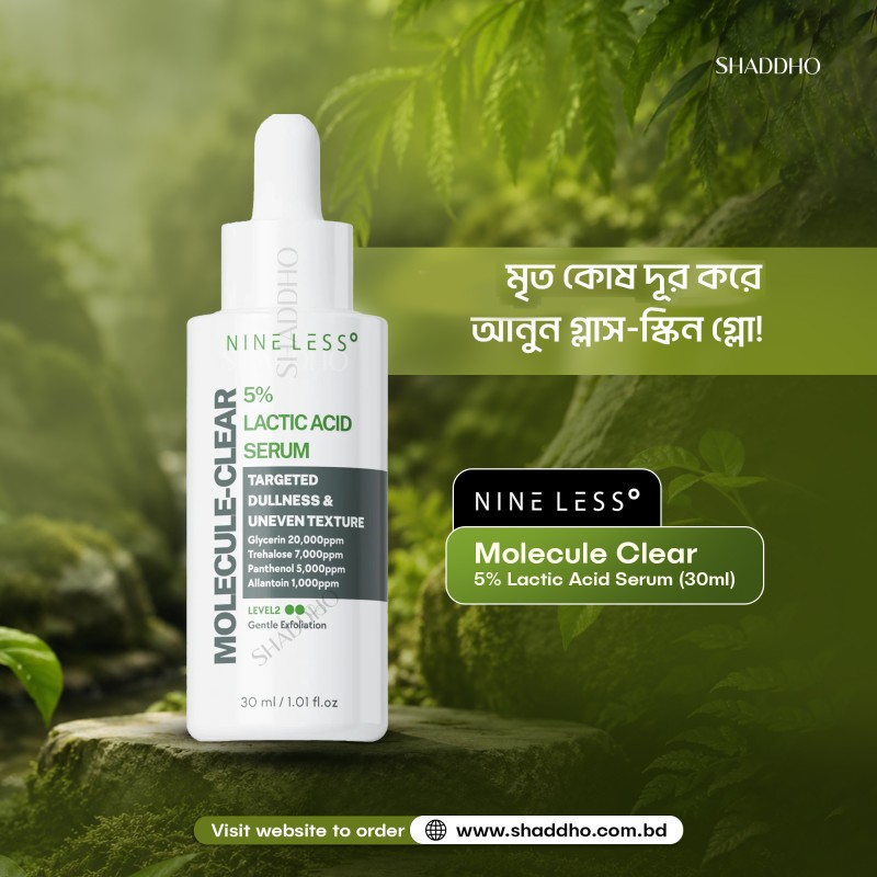 NINELESS Molecule Clear 5% Lactic Acid Serum (30ml)