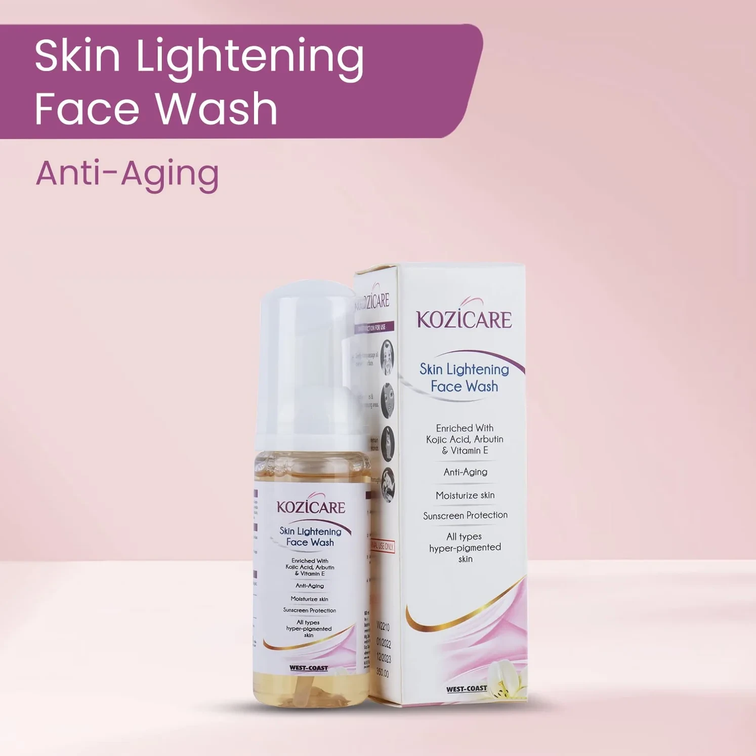 Kozicare Skin Lightening Face Wash (60ml)