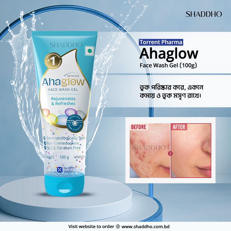 Torrent Pharma Ahaglow Face Wash Gel (100g)