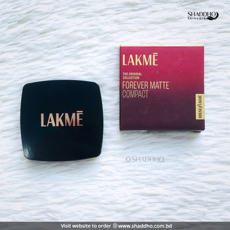 Lakme Forever Matte Compact - Natural Marble (9g)