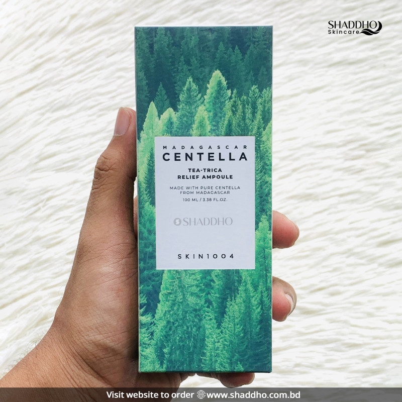 Skin1004 Madagascar Centella Tea Trica Relief Ampoule (100ml)
