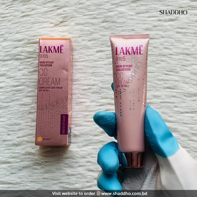Lakme 9 To 5 CC Complexion Care Cream - Bronze SPF30 PA++ (30ml)