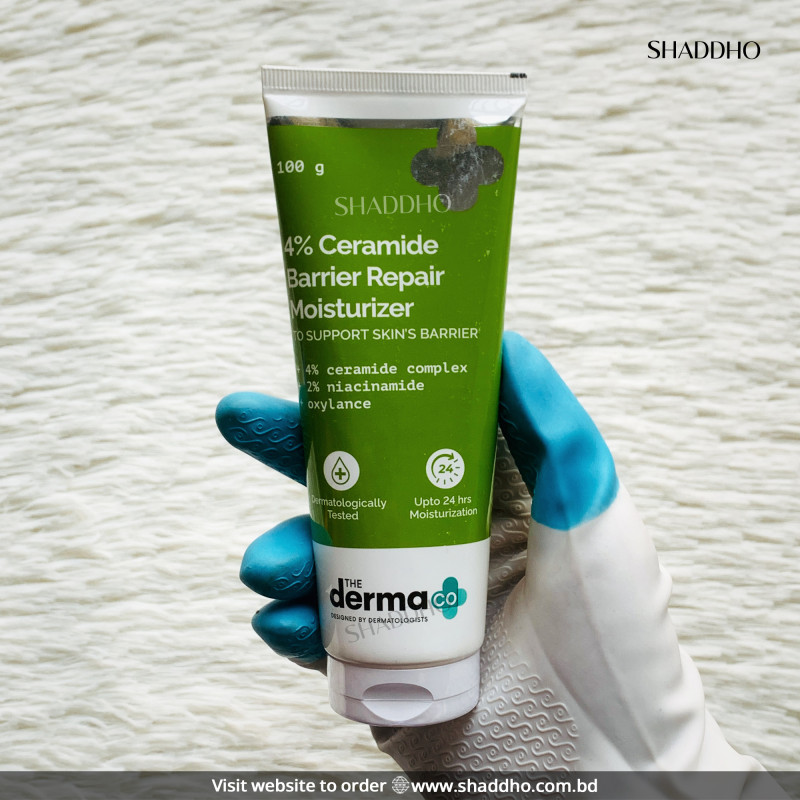 The Derma Co 4% Ceramide Barrier Repair Moisturizer (100g)