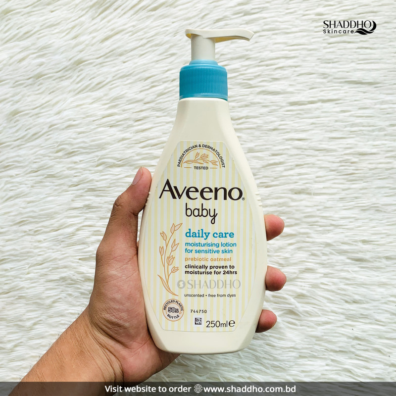Aveeno Baby Daily Care Moisturising Lotion For Sensitive Skin (250ml)