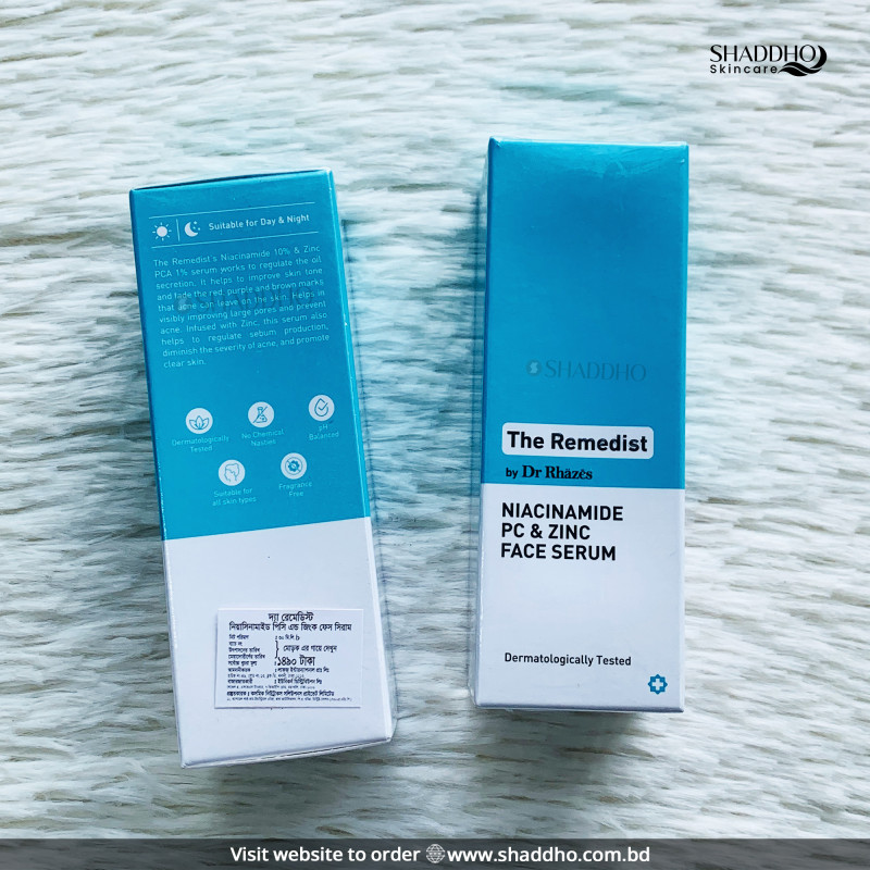 The Remedist by Dr Rhazes Niacinamide PC & Zinc Face Serum (30ml)