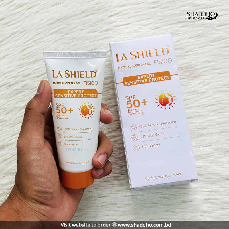 La Shield Fisico Matte Sunscreen Gel SPF 50 PA+++ (50g)