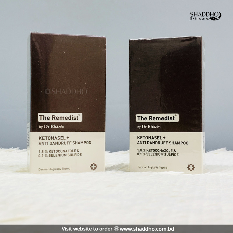 The Remedist by Dr Rhazes Ketonasel + Anti Dandruff Shampoo (100ml)