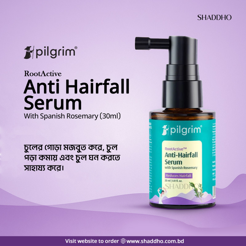 Pilgrim Rootactive Anti Hairfall Serum With Spanish Rosemary (30ml)