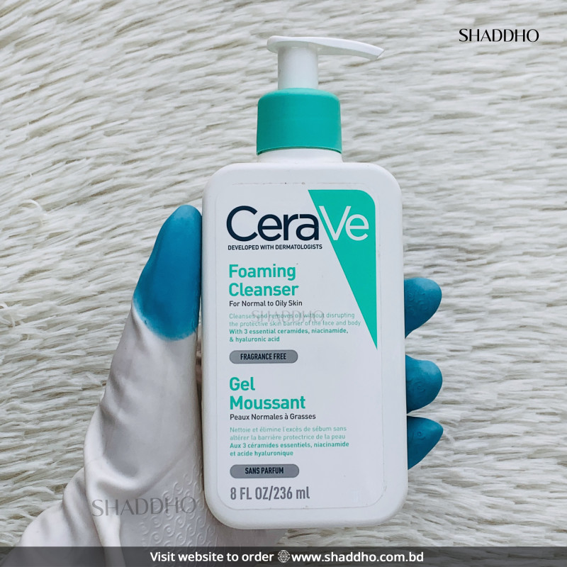 CeraVe Foaming Cleanser For Normal To Oily Skin (236ml)