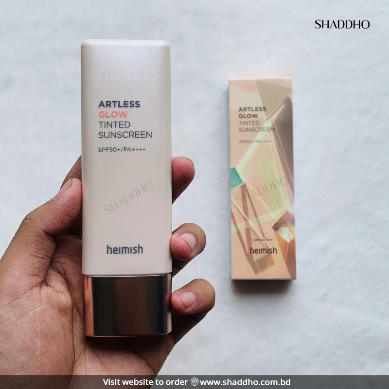 Heimish Artless Glow Tinted Sunscreen SPF50+ PA+++ (40ml)