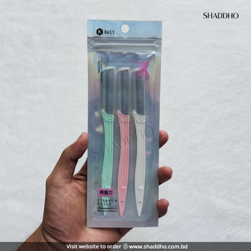 Keli Eyebrow Razor Set (3pcs)