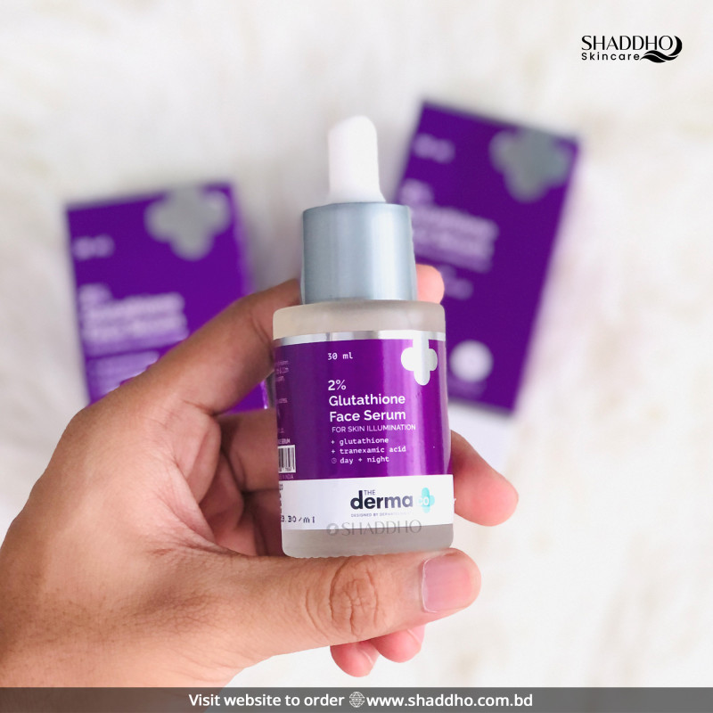The Derma Co 2% Glutathione Face Serum With Glutathione and Tranexamic Acid (30ml)