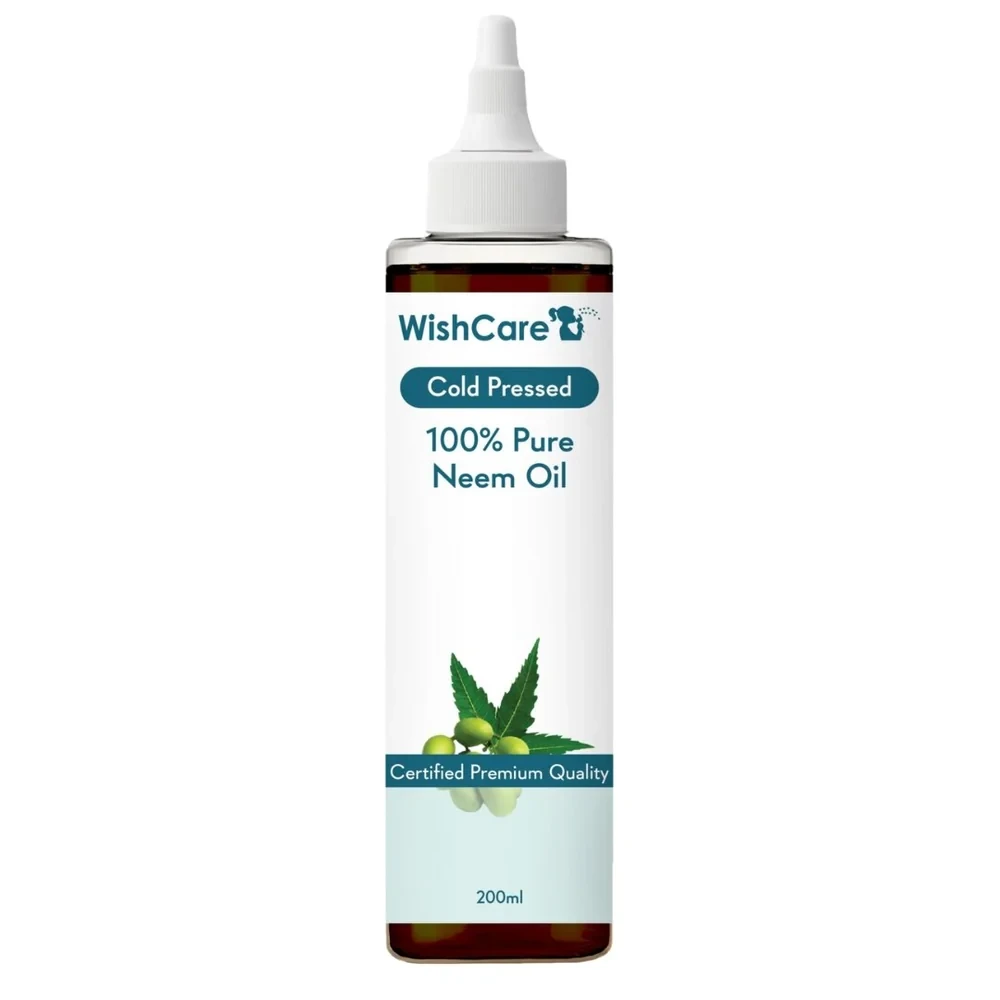 WishCare 100% Pure Cold Pressed Neem Oil (200ml)