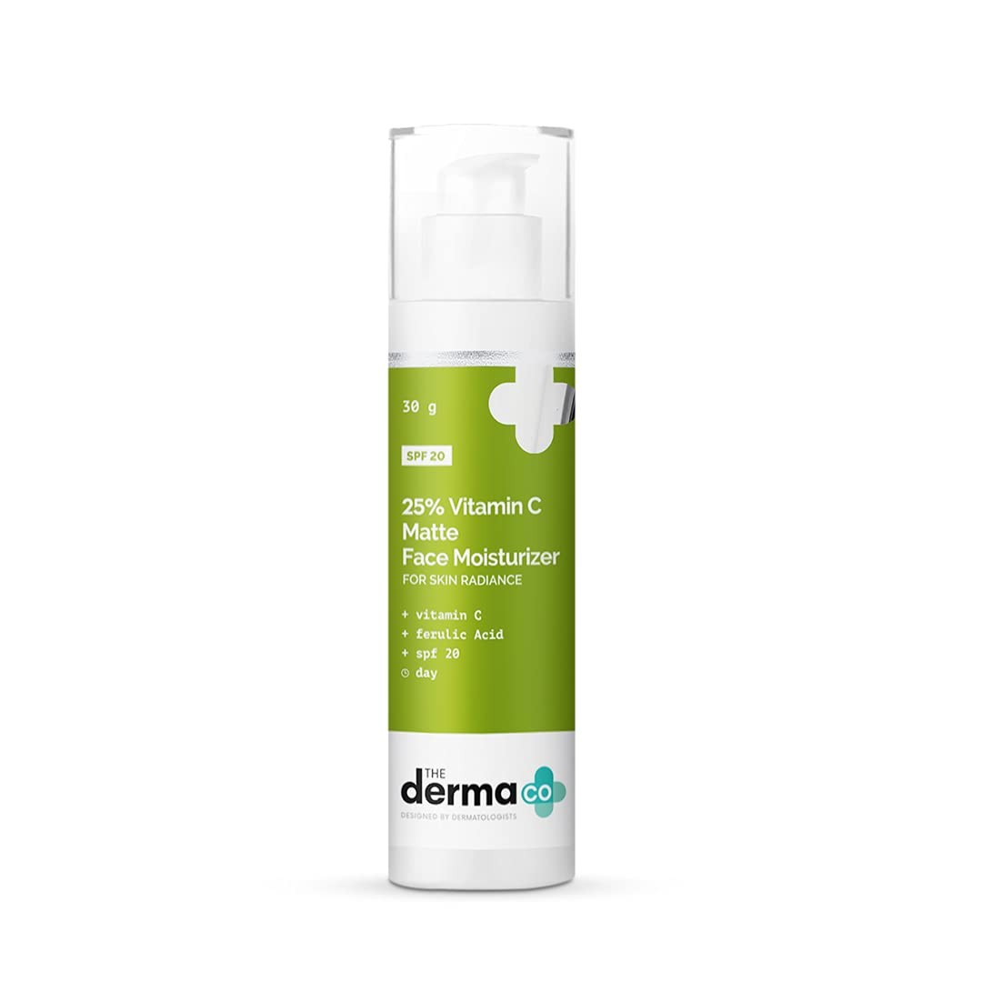 The Derma Co 25% Vitamin C Matte Face Moisturizer (30g)