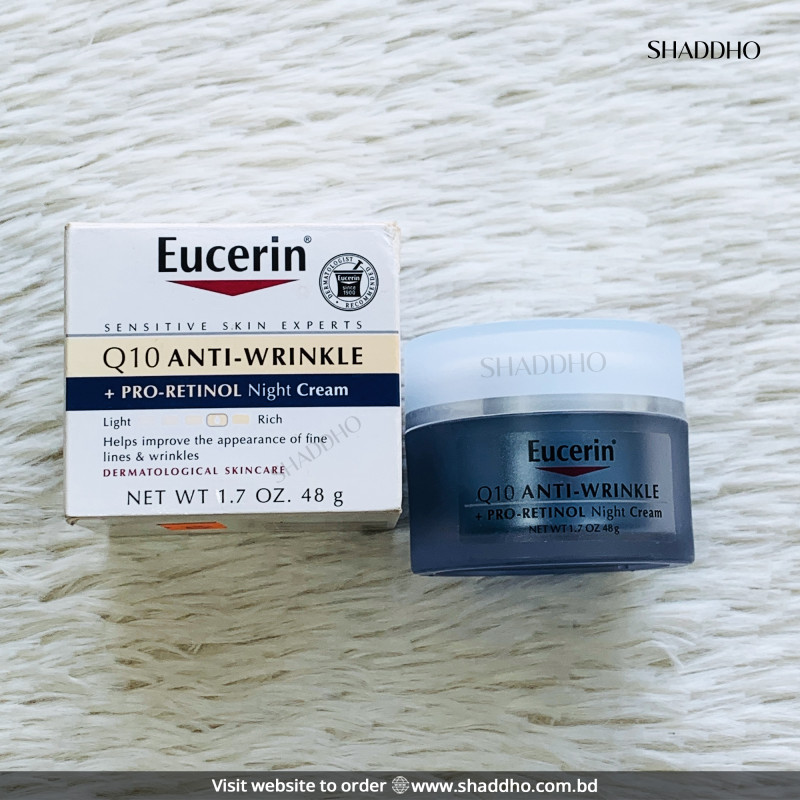 Eucerin Q10 Anti-Wrinkle Night Cream (48g)