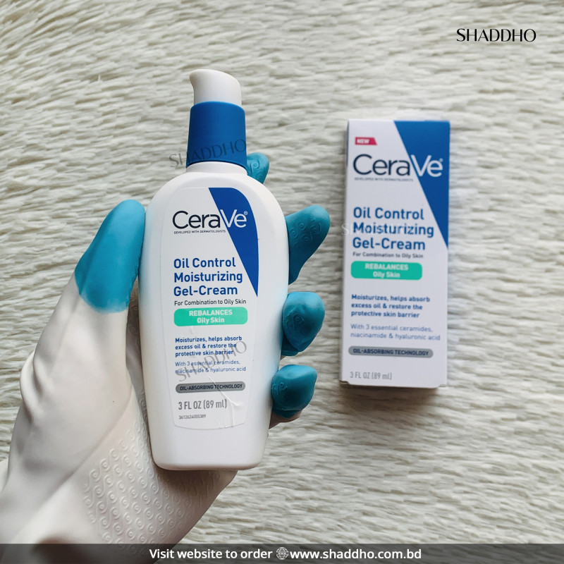 CeraVe Oil Control Moisturizing Gel Cream for Combination to Oily Skin (89ml)